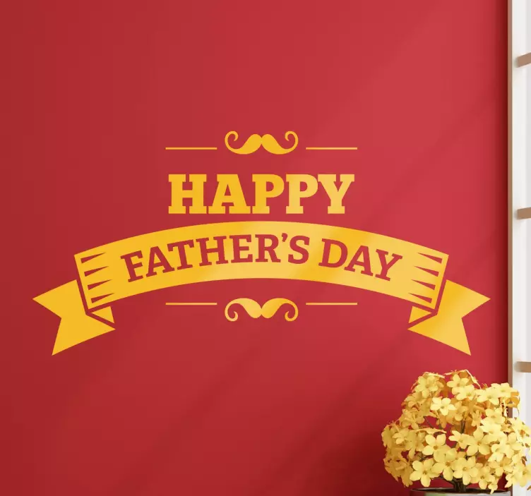 Happy Father's Day EN Sticker - TenStickers