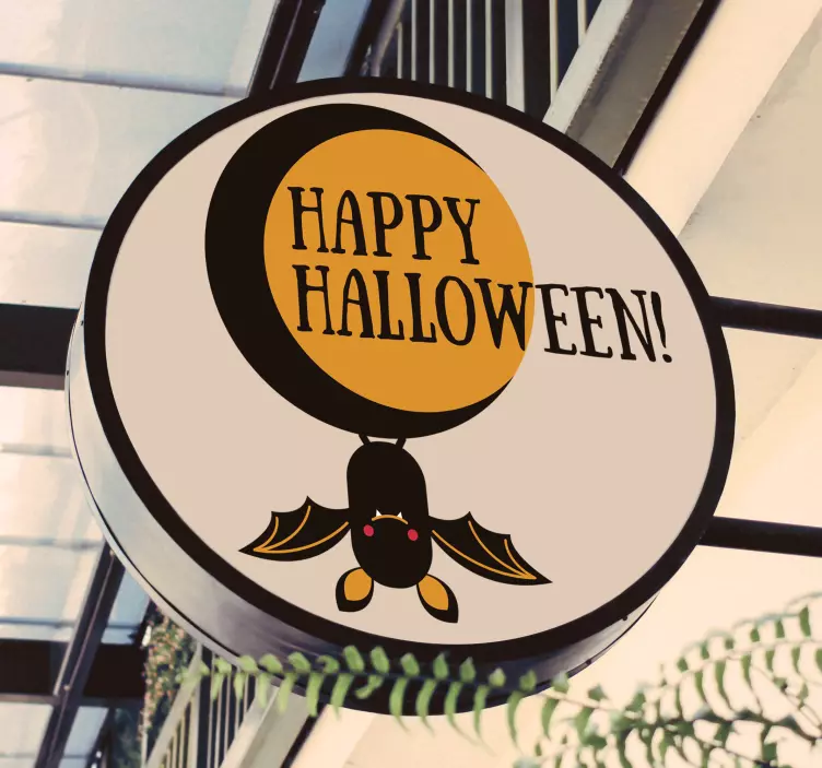Happy Halloween Fenster Aufkleber - TenStickers