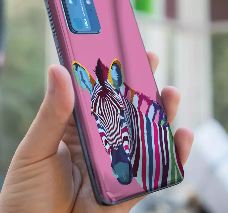 Huawei Sticker lebendiges zebraporträt - TenStickers