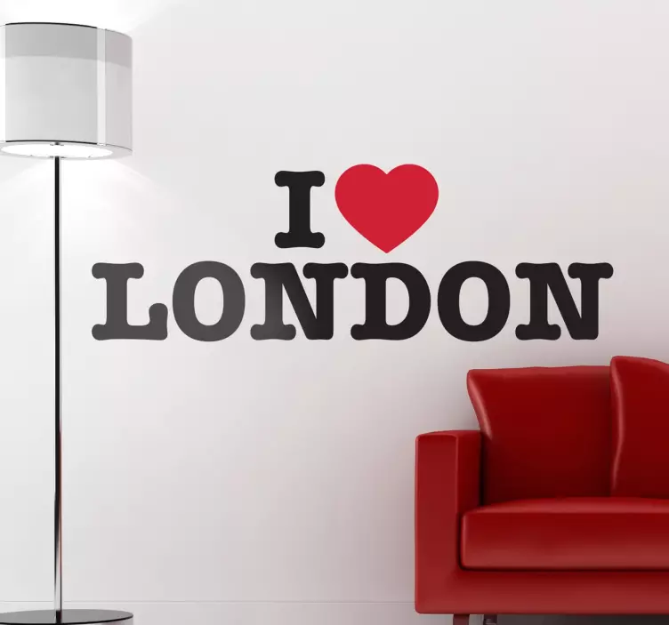 I love London Aufkleber - TenStickers