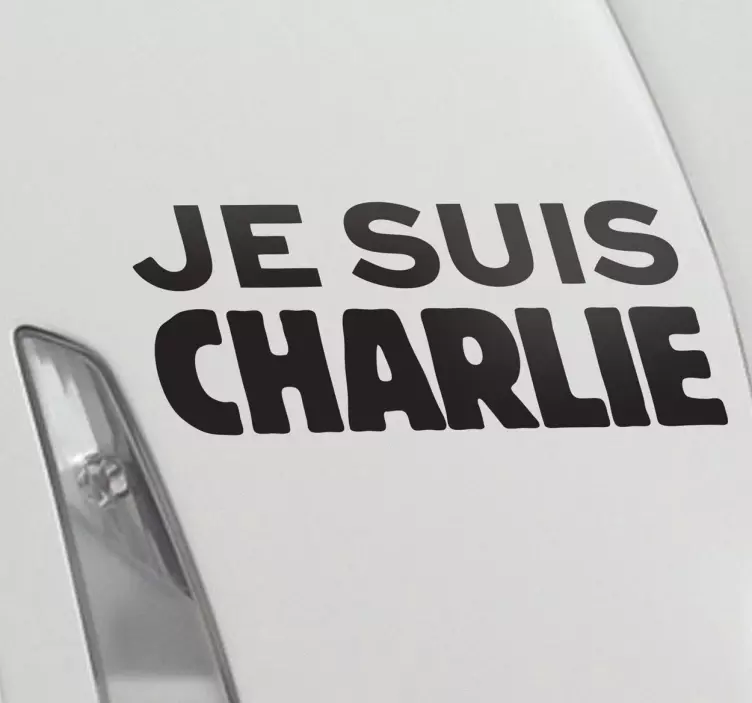 Je suis Charlie Aufkleber - TenStickers