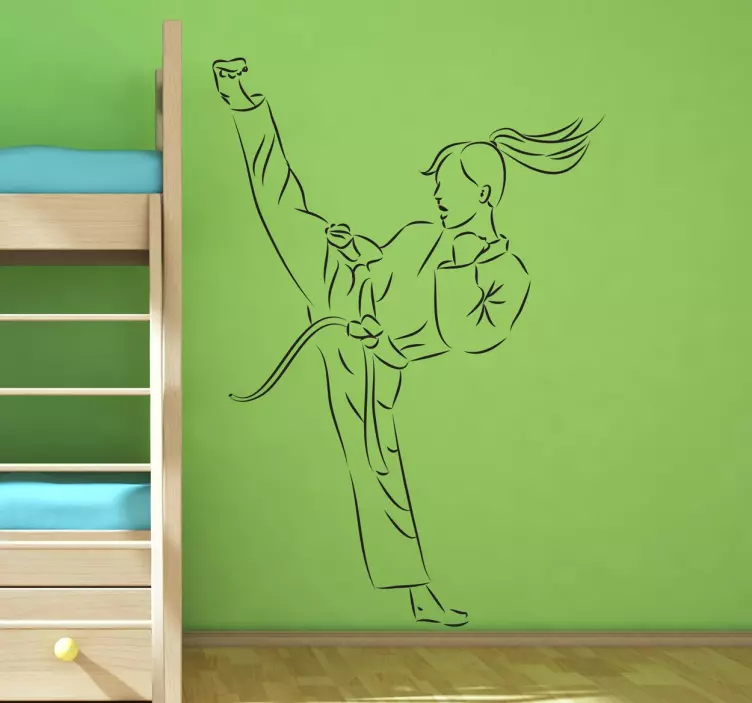 Karate Kampfsport Aufkleber - TenStickers