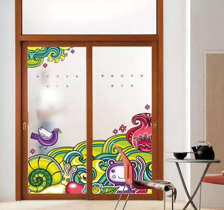 Kinder Aufkleber Wald - TenStickers