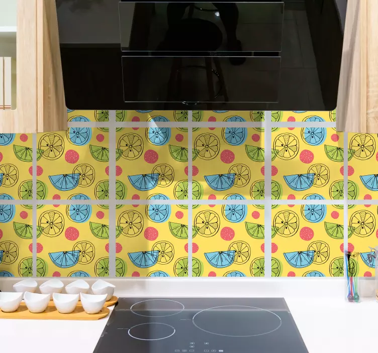 Klebefliesen mit obstmotiv - TenStickers