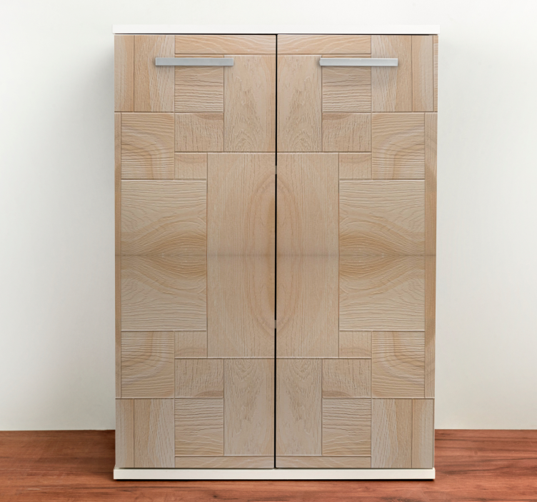 Klebefolie Möbel Hellbraunes holzmuster - TenStickers