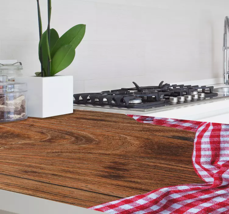 Klebefolie Möbel Holztischdecke - TenStickers