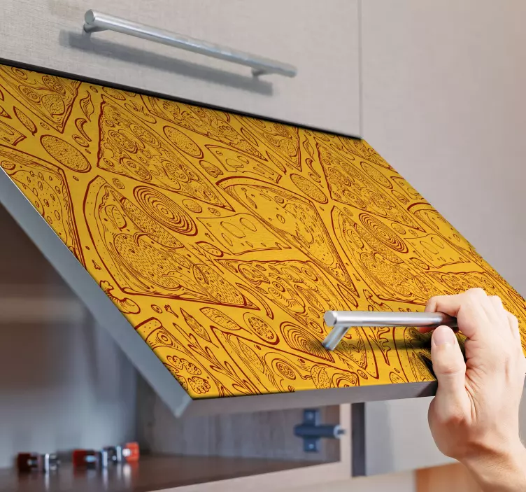 Klebefolie Möbel Italienische lebensmittelzeichnungen - TenStickers