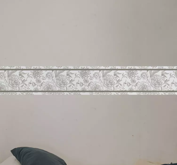 Klebefolie Möbel Rose nahtloses vintage-muster - TenStickers