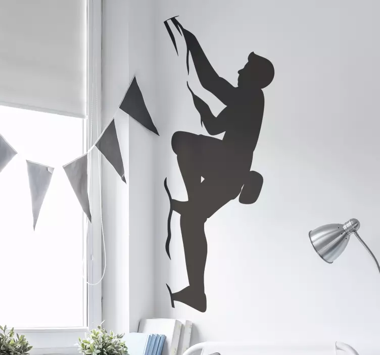 Kletterer extremsport aufkleber - TenStickers