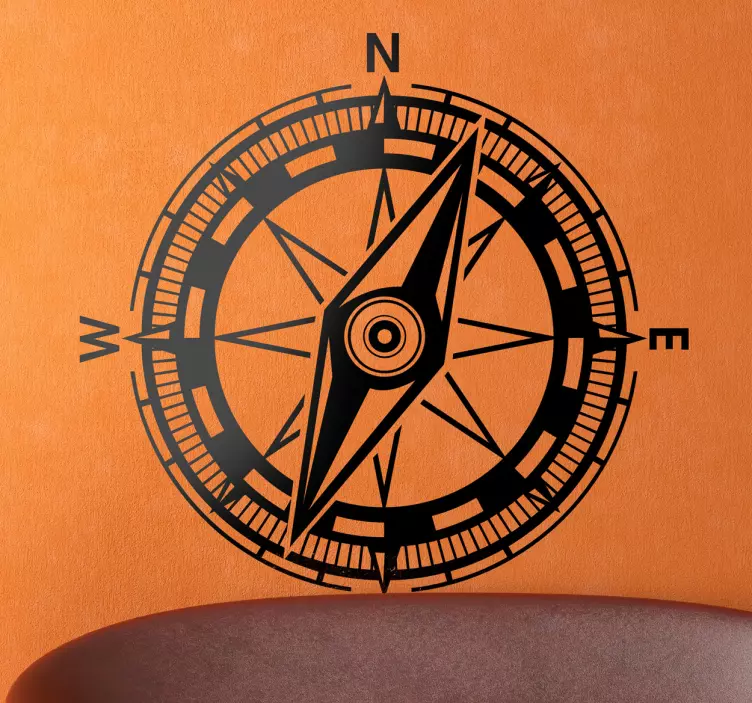 Kompass Aufkleber - TenStickers