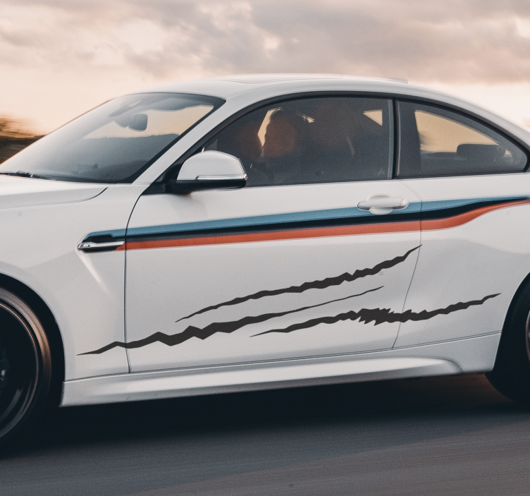 Kratzspuren Aufkleber fürs Auto - TenStickers