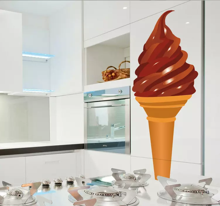 Küchen Aufkleber Softeis - TenStickers