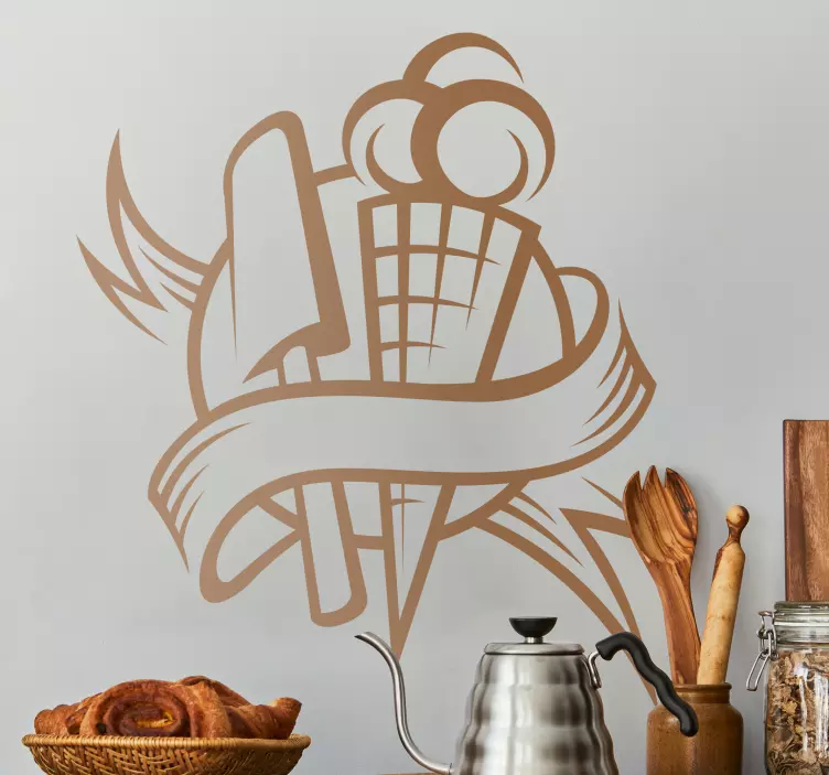 Küchenaufkleber Frozen treats / Eis - TenStickers