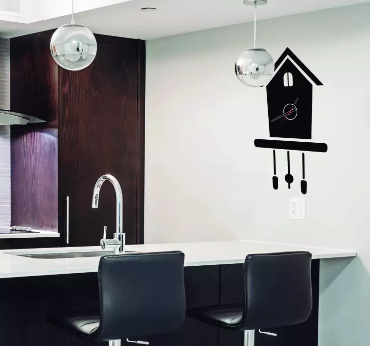 Kuckucksuhr Wanduhr Aufkleber - TenStickers