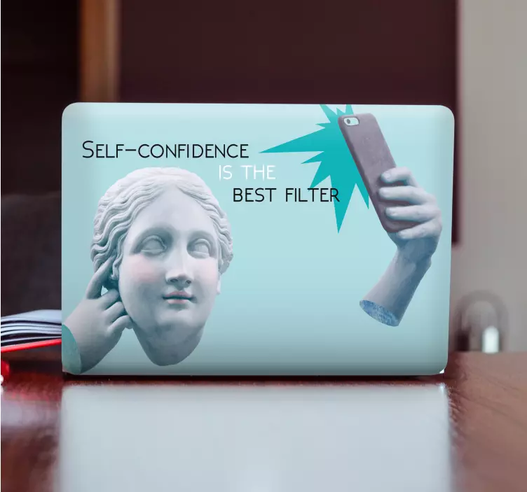 Laptop Aufkleber filter für klassische skulptur - TenStickers