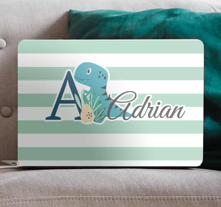 Laptop Aufkleber süßes dinosaurier-design - TenStickers