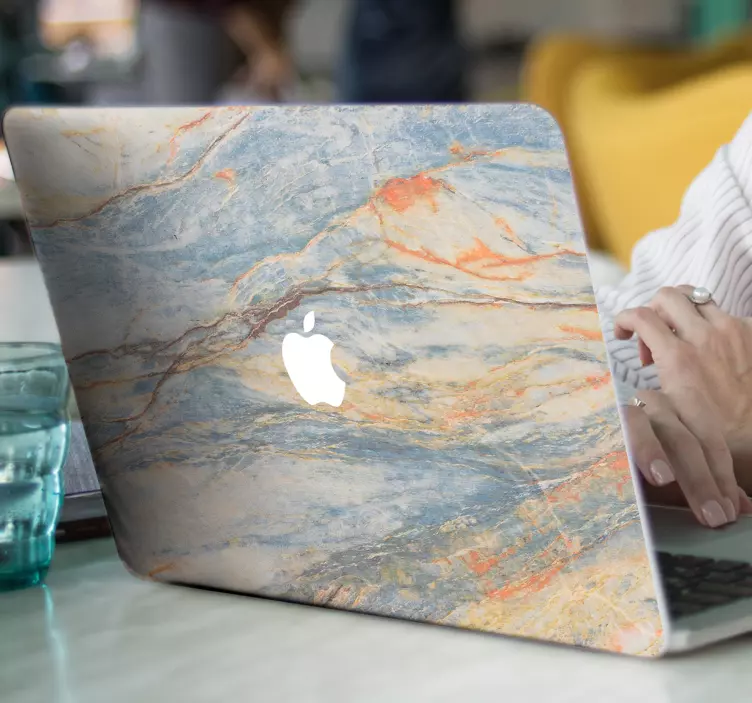 MacBook Aufkleber Marmor - TenStickers