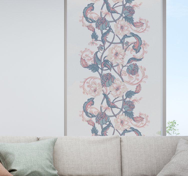 Magnolienblumen Wandtattoo Fenster - TenStickers
