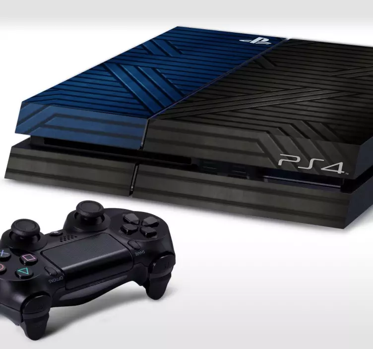Metall Playstation Aufkleber - TenStickers
