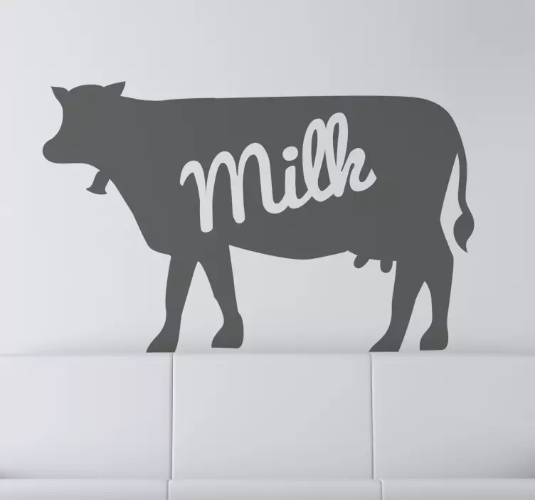 Milk Kuh Aufkleber - TenStickers