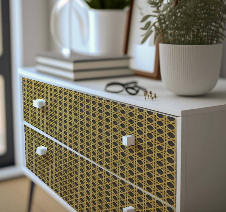 Möbelfolie Korbflechterei - TenStickers