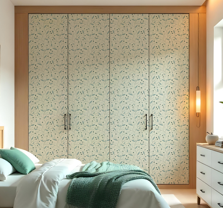 Möbelfolie minimalistische zweige - TenStickers