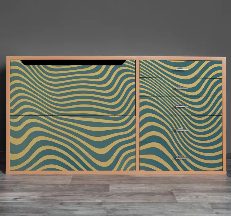 Möbelfolie mit gewellter oberflächenstruktur - TenStickers