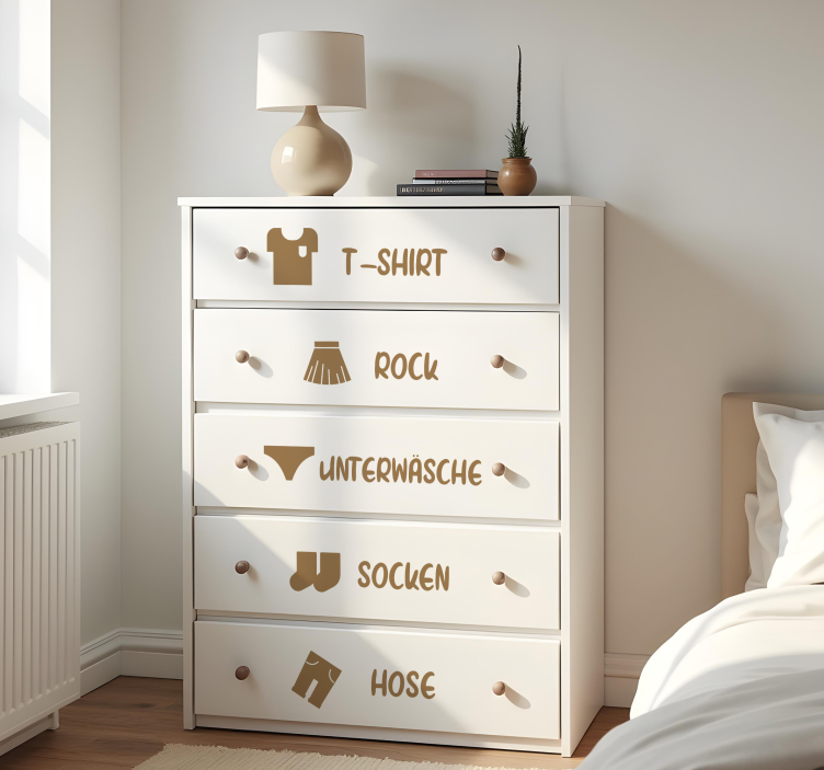 Möbelfolie schrankaufkleber - TenStickers