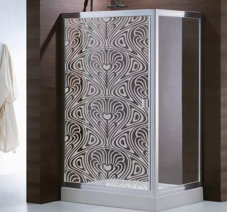 Moderne Kunst Duschwand Aufkleber - TenStickers