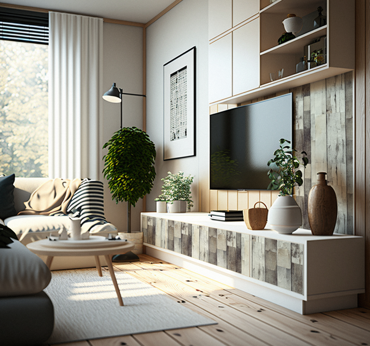 Möbrlfolie helles Holz alt - TenStickers