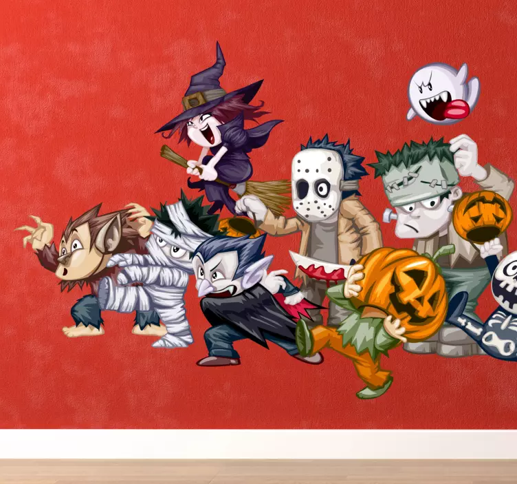 Monster Horde Aufkleber - TenStickers