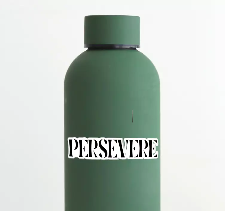 Wandtattoo Motivation Durchhalten - TenStickers