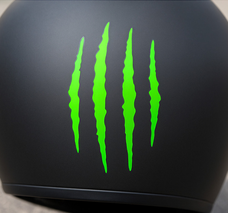 Motorrad Aufkleber einfarbiges kratzer-design - TenStickers