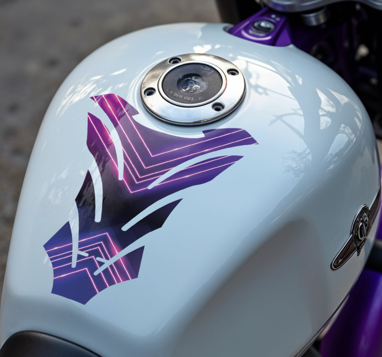 Motorrad Aufkleber neon - TenStickers