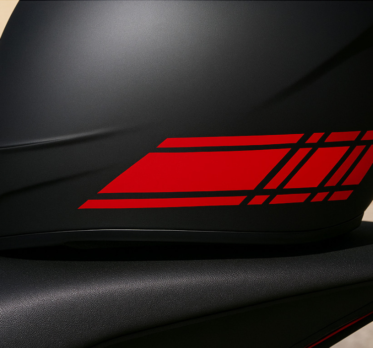 Motorrad Aufkleber schnelles liniendesign - TenStickers