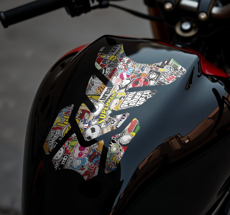 Motorrad Folie aufkleberbombe - TenStickers