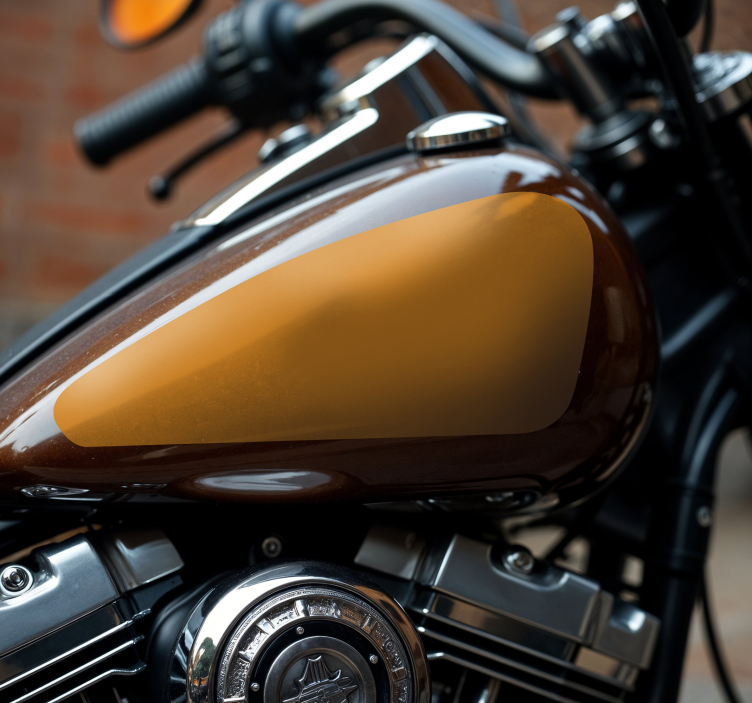 Motorrad Folie einfarbiger tank - TenStickers
