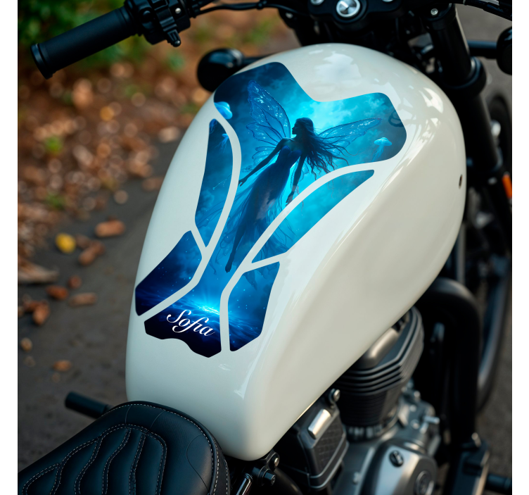 Motorrad Folie tanzende hexe - TenStickers
