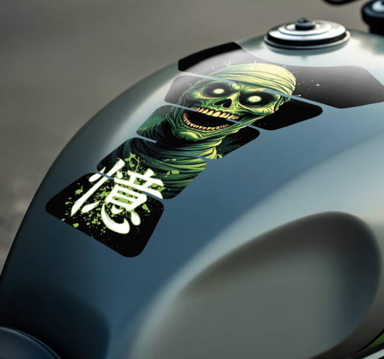 Motorrad Folie tod der mumie - TenStickers