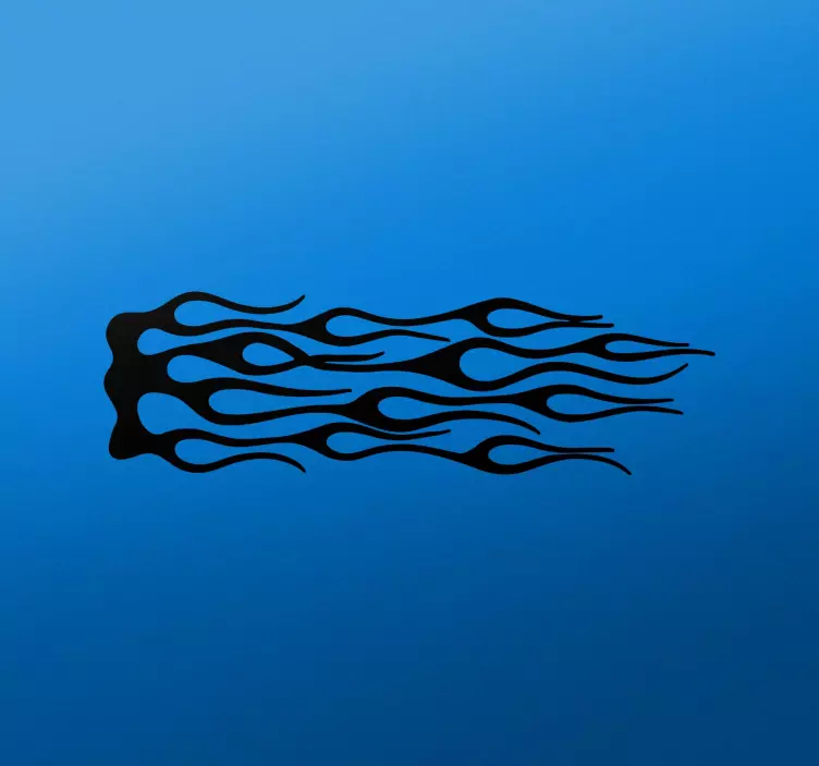 Motorrad Aufkleber Flammenaufkleber - TenStickers