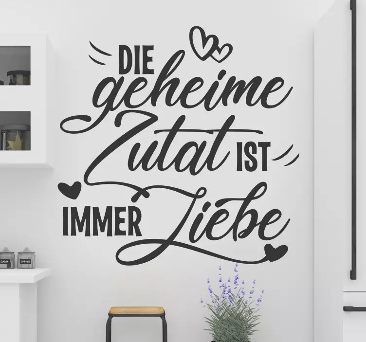 Nimm dir die Zeit Wandaufkleber - TenStickers