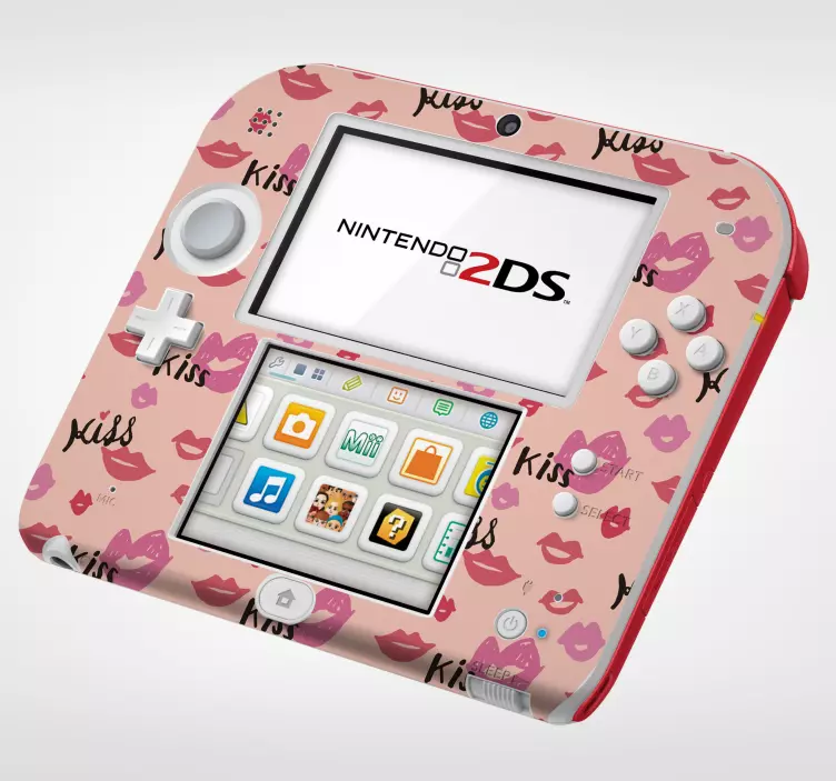 Nintendo sticker küsschen-themen nintendo 2ds skin - TenStickers
