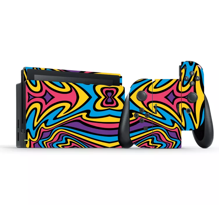 Nintendo Sticker lebendiges, farbenfrohes design - TenStickers