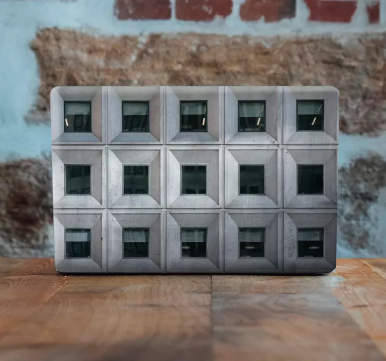 Laptop Aufkleber Brutalistische architektur - TenStickers