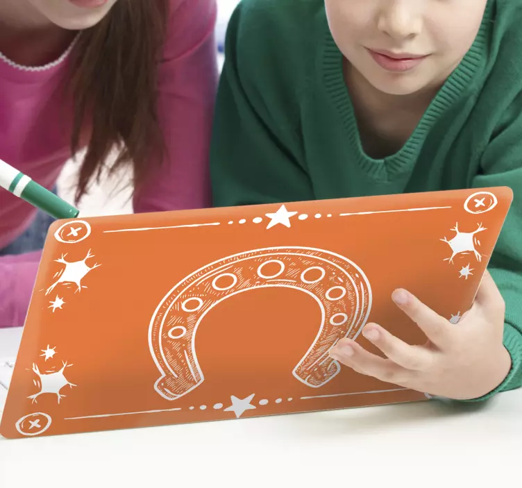 Laptop Aufkleber Hufeisen - TenStickers