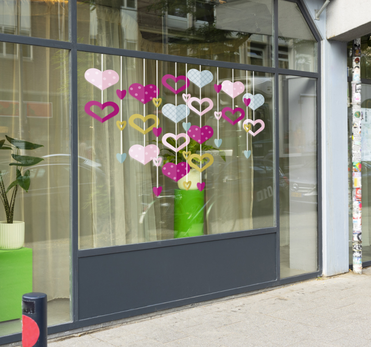 Origineller Aufkleber Herzen Kollektion - TenStickers