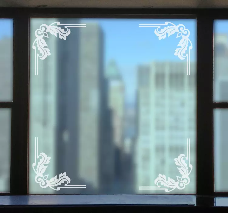 Ornament Sticker Ecken - TenStickers