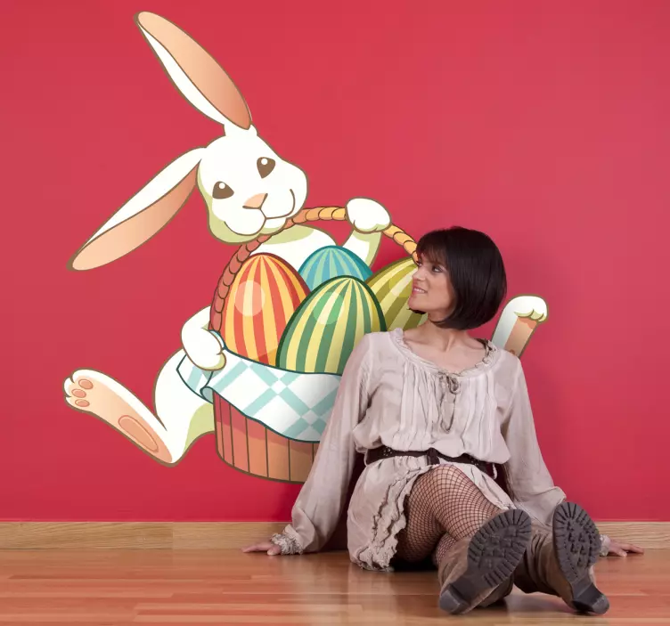 Osterhase Aufkleber - TenStickers