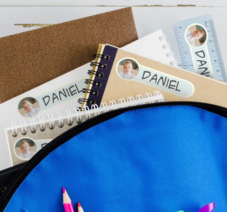 Personalisierter Aufkleber personalisiertes namensschild - TenStickers