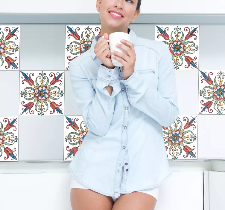 Polnischer Fliesen Vinyl Aufkleber - TenStickers